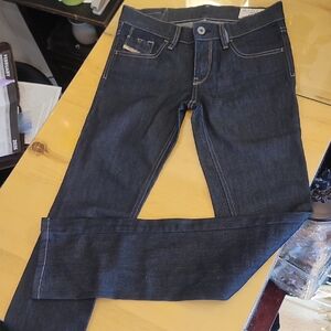 Diesel Women's Straight Leg Jeans - Dark Blue